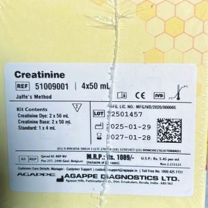 Laboratory diagnostic reagent pack with product label for pathology and clinical testing