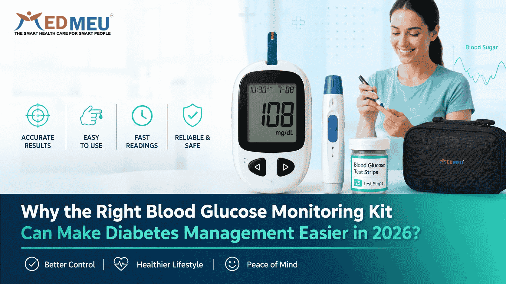 Why the Right Blood Glucose Monitoring Kit Can Make Diabetes Management Easier in 2026?