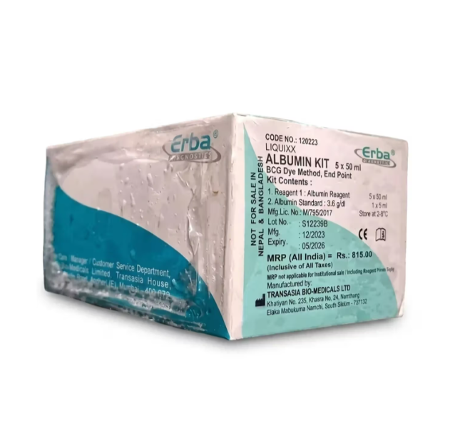 Transasia Erba Albumin 5 x 50ml 2